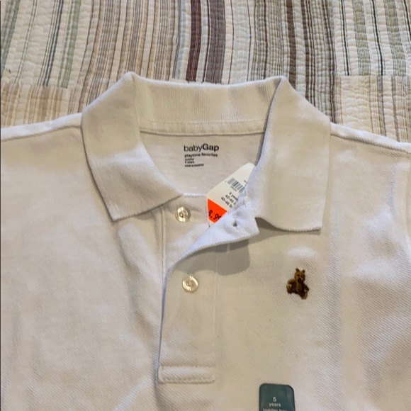 Boys White Polo - Picture 2 of 2